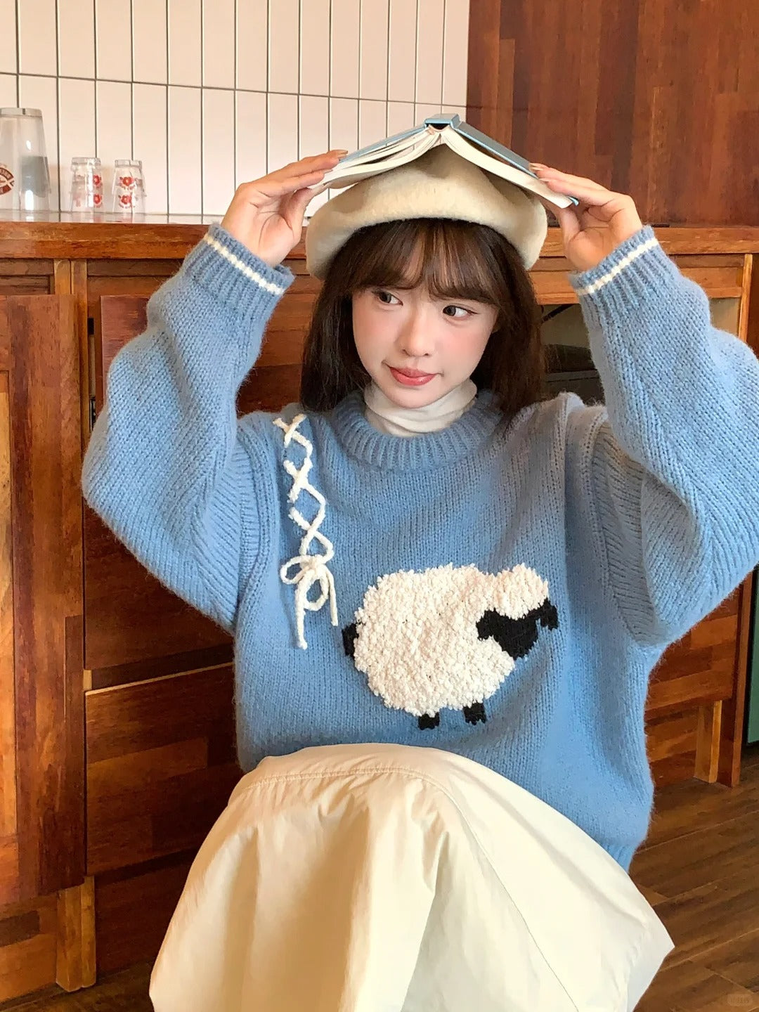 刘慧迪 - White Bubble Skirt