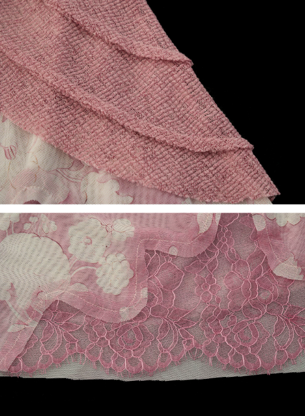 Blush Pink Phoenix Paisley Scarf-Hem Cami Top