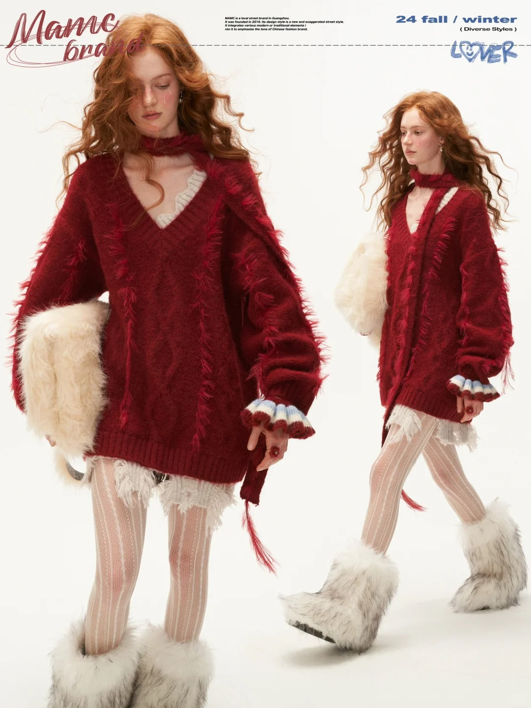MAMC - Ancora Red Knitted Sweater