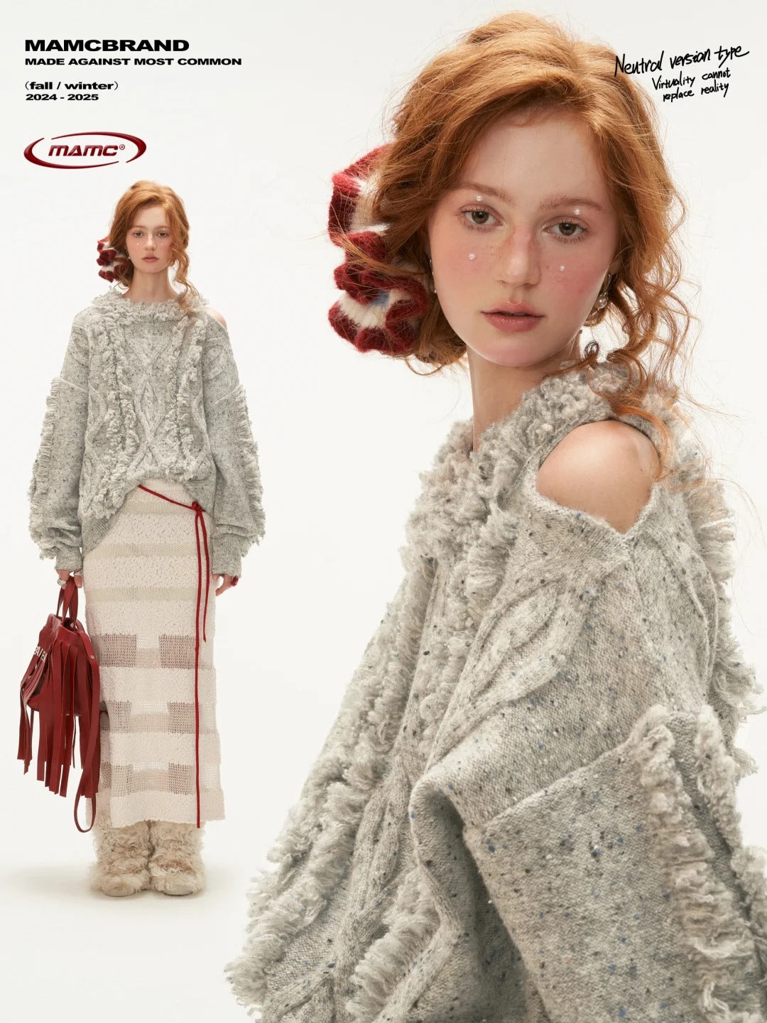 MAMC - Shoulder-Dropping Knitted Sweater