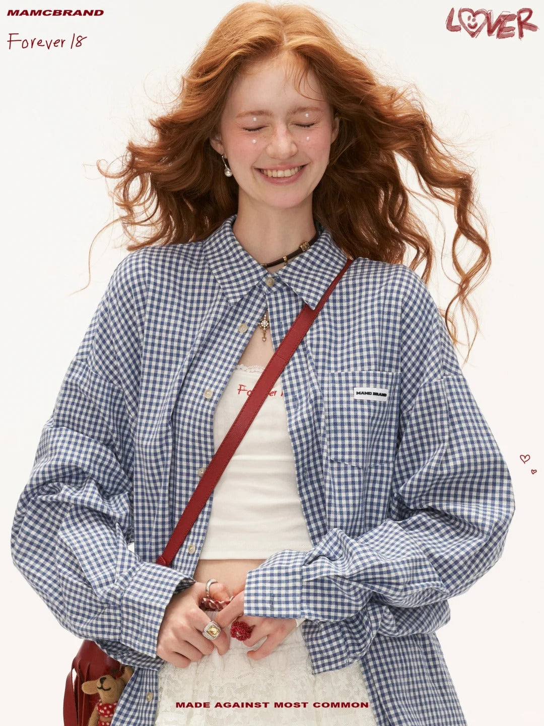 MAMC - Retro Blue Plaid Overshirt