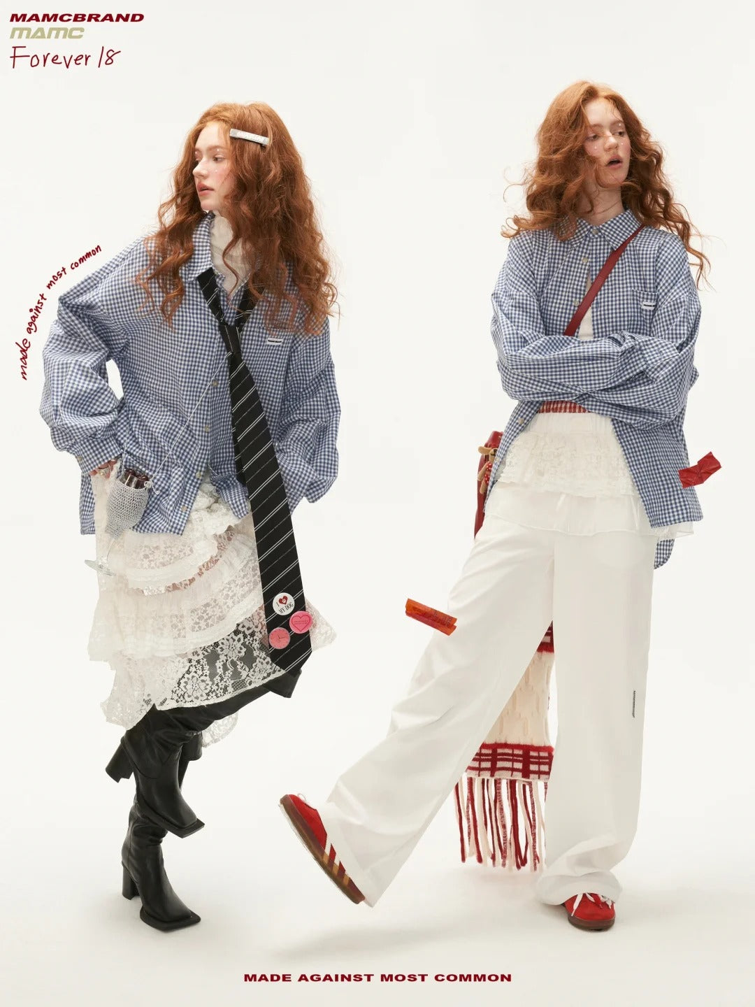 MAMC - Retro Blue Plaid Overshirt