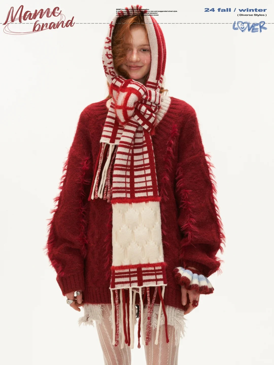 MAMC - Ancora Red Knitted Sweater