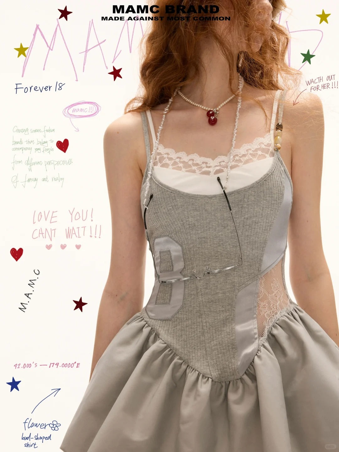 MAMC - Slate Muse Babydoll Top