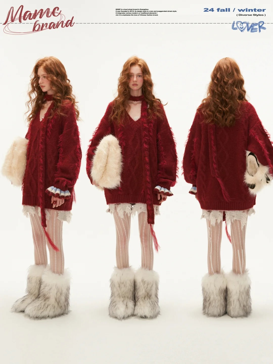MAMC - Ancora Red Knitted Sweater