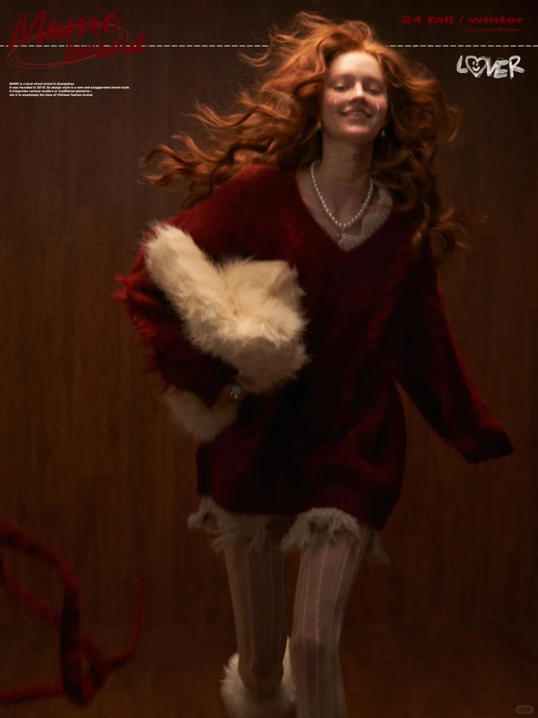 MAMC - Ancora Red Knitted Sweater