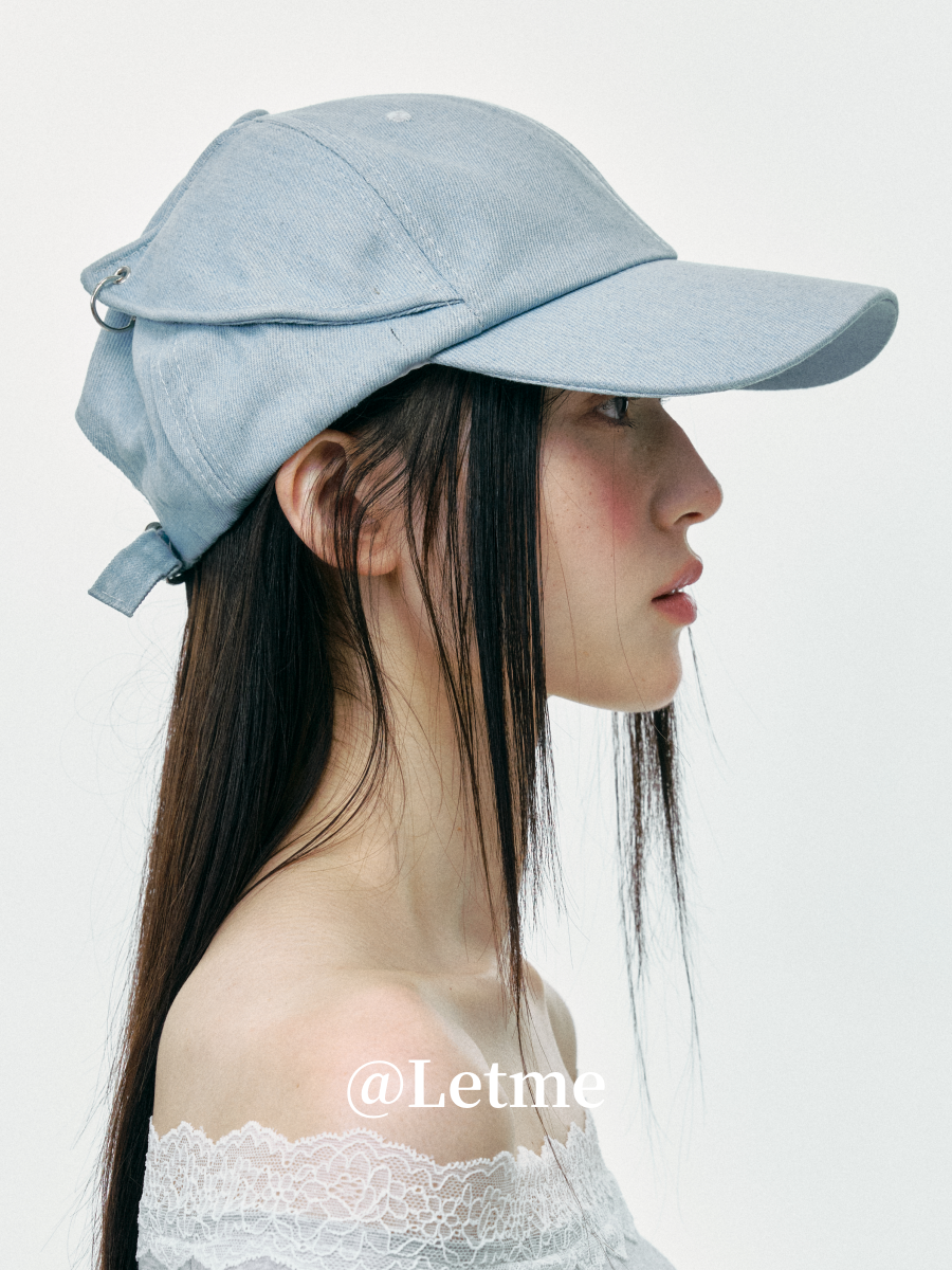 Cat Ear Denim Baseball Cap – Cute Korean Style Hat