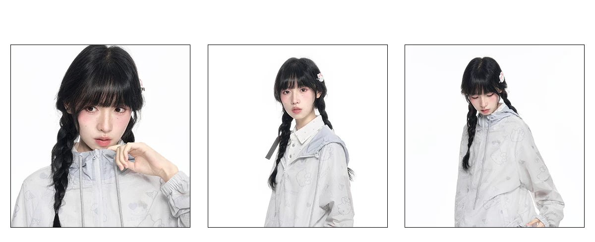 170726K "Soft Breeze" Sun Protection Campus Set (Hooded Jacket / Polo Shirt / Shorts)