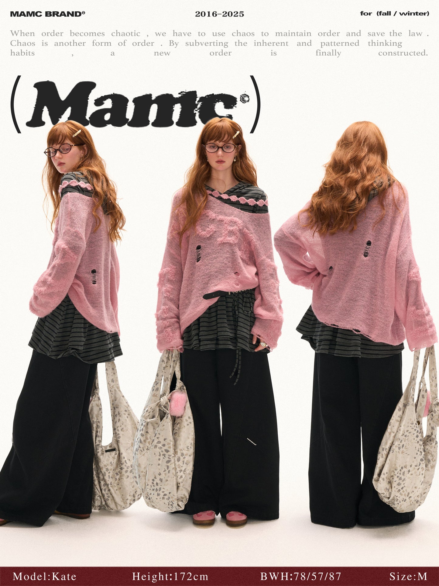 MAMC - Cloudcode Off-Shoulder Knit Pullover
