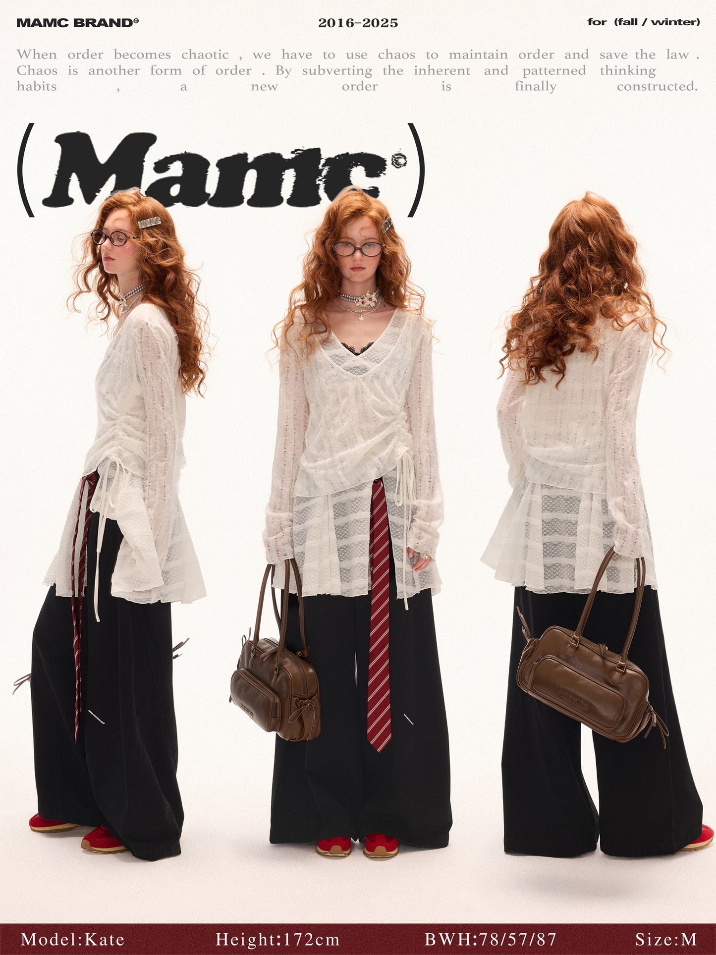 MAMC - Moonveil Layered V-Neck Top