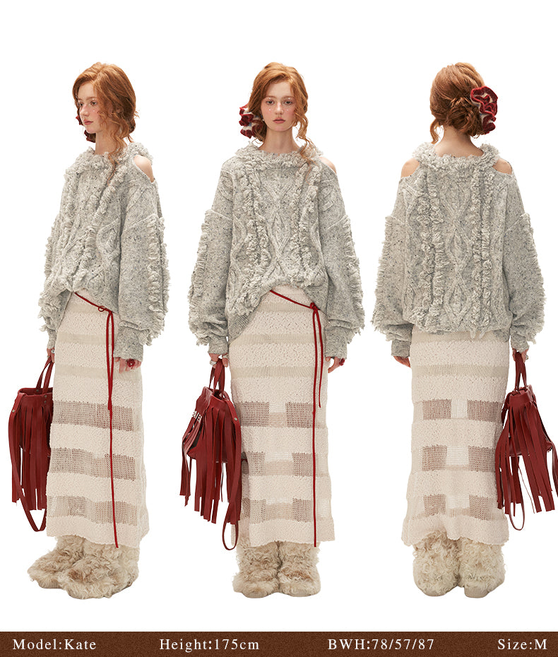 MAMC - Shoulder-Dropping Knitted Sweater