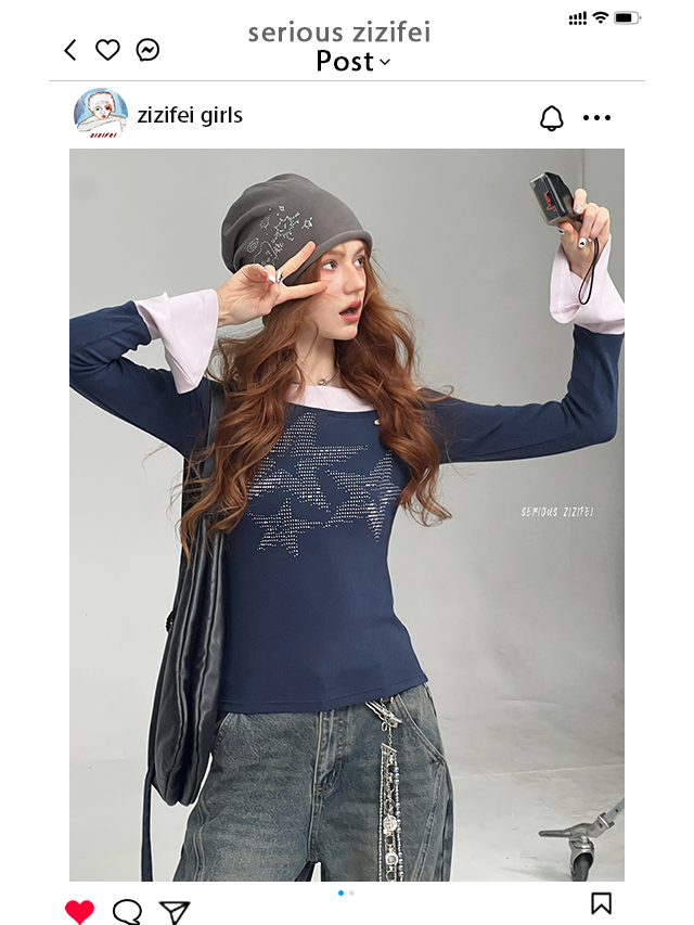 ZiziFei - Starlight Color-Block Knit Sweater