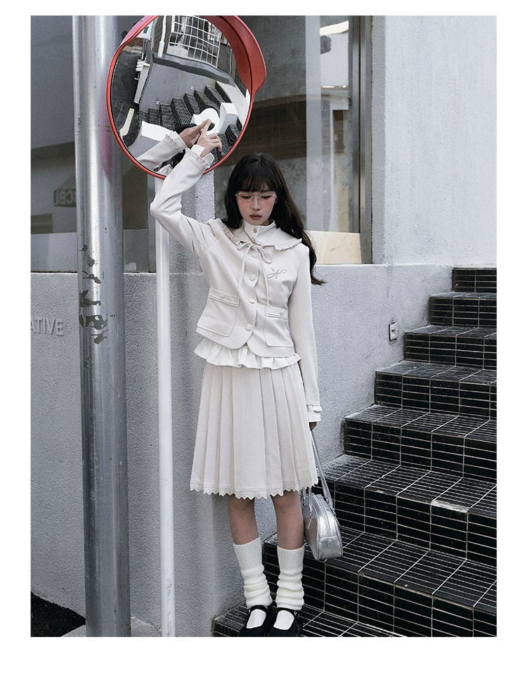 "Classic Belle" Sailor Blazer Collection (Blazer/ Pleated Skirt/ Hooded Blouse)