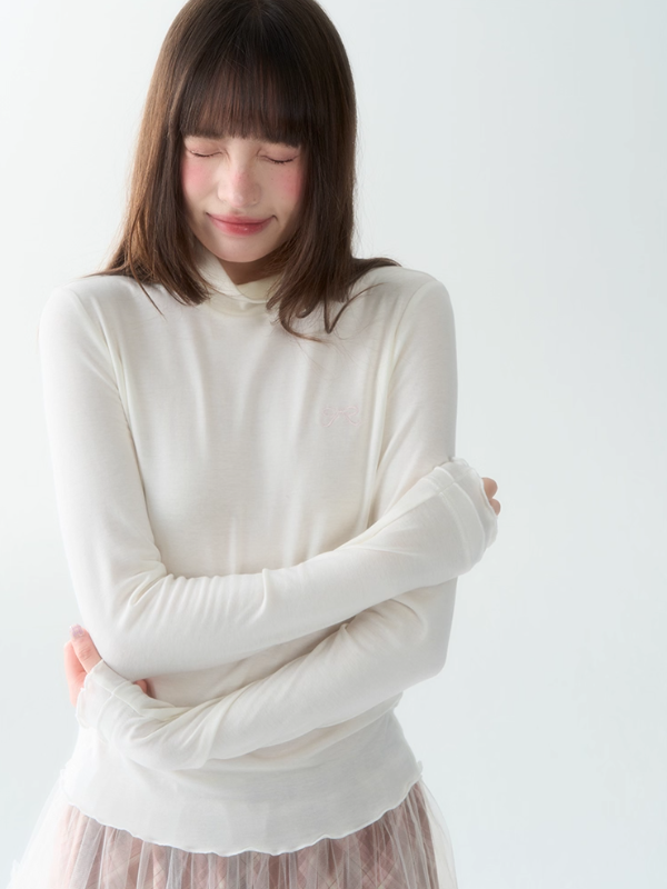 罐头士多所 - Sakura Warmth Knit Base Top