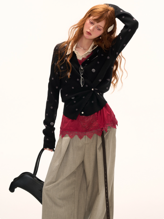 MAMC - Orbit Dot Knit Cardigan