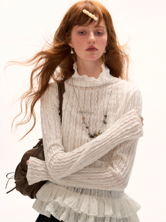 MAMC - Cosmic Ruffle Turtleneck