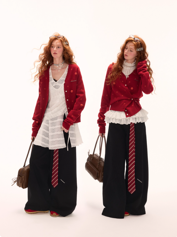 MAMC - Orbit Dot Knit Cardigan