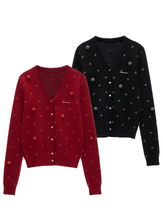 MAMC - Orbit Dot Knit Cardigan