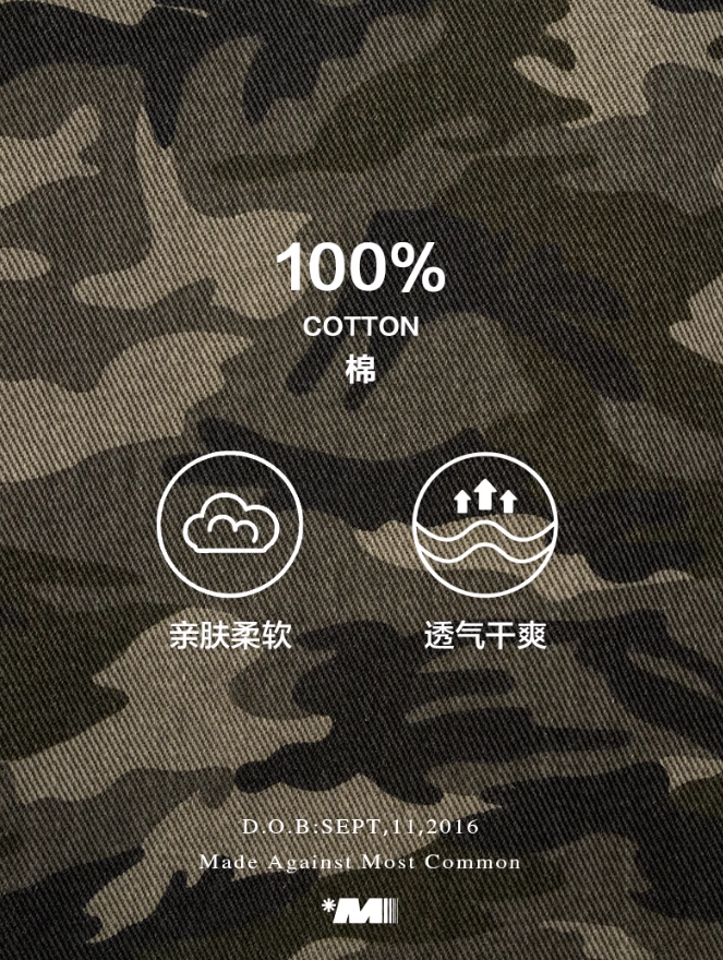 MAMC - Camo Utility Denim Shorts
