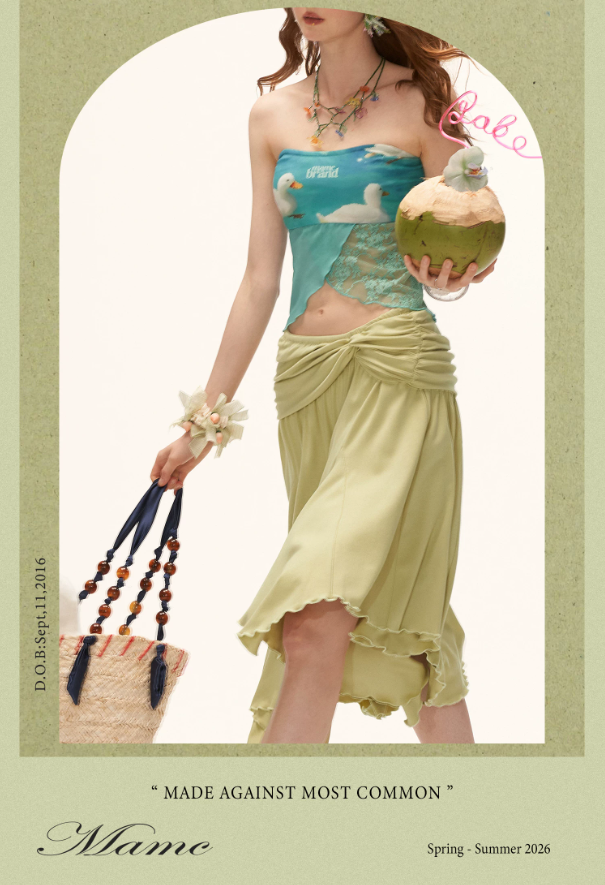 Sunlit Sage Green Draped A-Line Midi Skirt WE924
