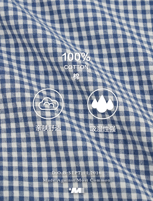 MAMC - Retro Blue Plaid Overshirt