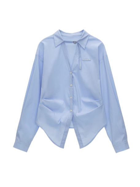 MAMC - “Sculpted Future” Pleated Waist Shirt