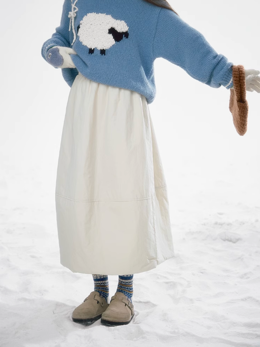 刘慧迪 - White Bubble Skirt