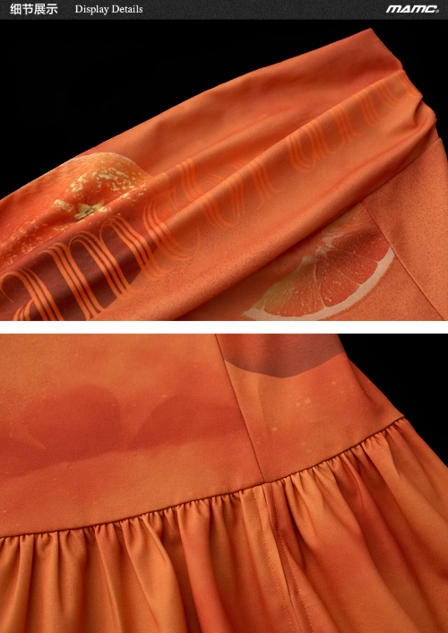 MAMC - Citrus Escape Strapless Dress
