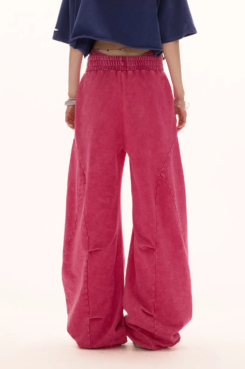 MAMC -Vintage-Washed Drawstring Hem Sweatpants