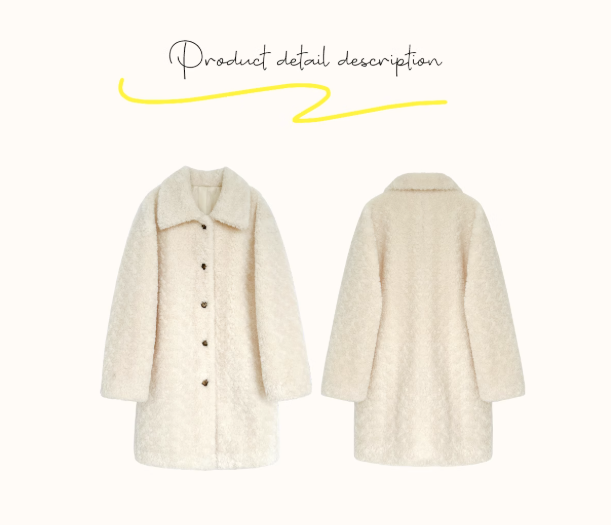 Zzouu - White Eco-friendly Fur Coat