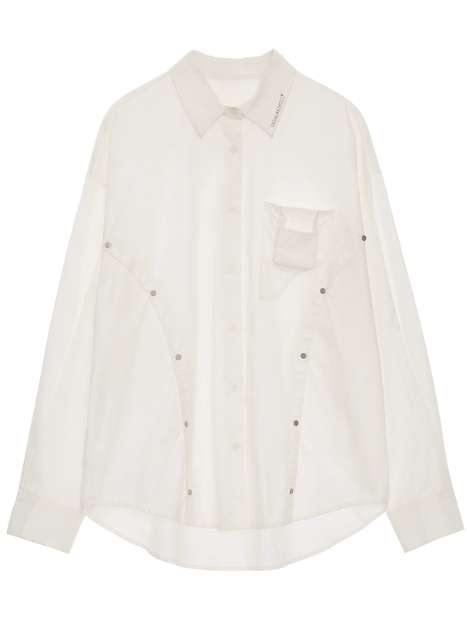 MAMC - Minimalist White Pocket Shirt