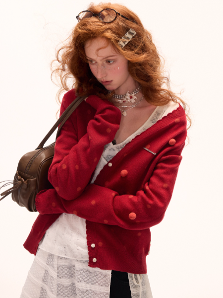 MAMC - Orbit Dot Knit Cardigan