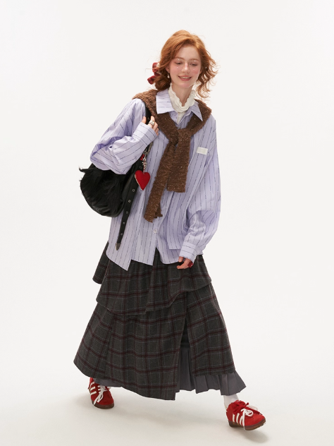 MAMC - Lilac Static Oversized Shirt