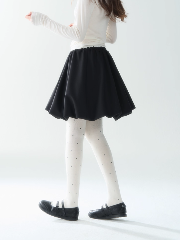 罐头士多所 - Black Puff Tulip Skirt