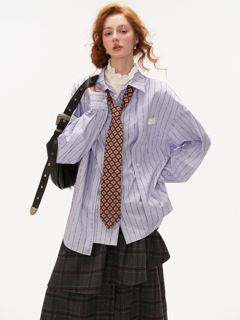 MAMC - Lilac Static Oversized Shirt