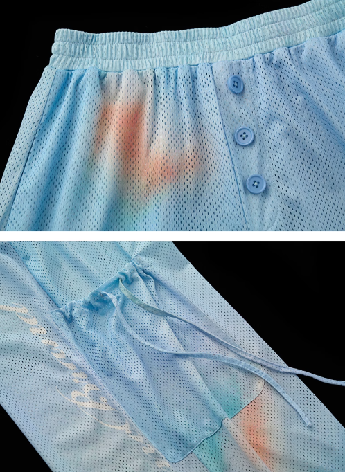 MAMC - Tie-Die Phantom Blossom Crop Top & Casual Pants