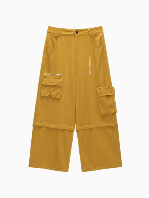 MAMC - Convertible Washed Utility Pants – Detachable Two-Way Cargo Fit