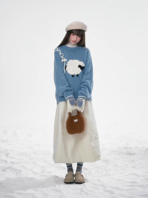刘慧迪 - White Bubble Skirt