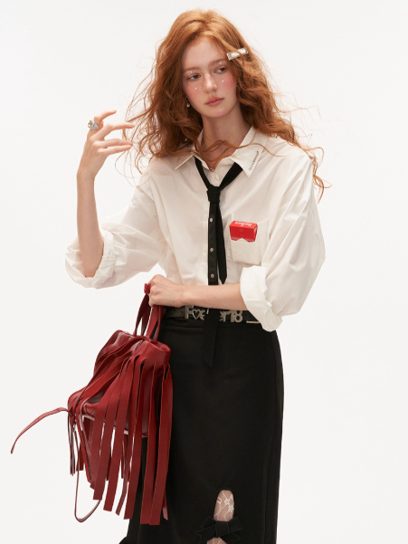 MAMC - Minimalist White Pocket Shirt