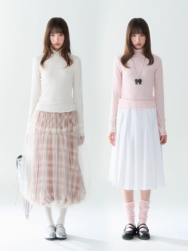 罐头士多所 - Sakura Warmth Knit Base Top