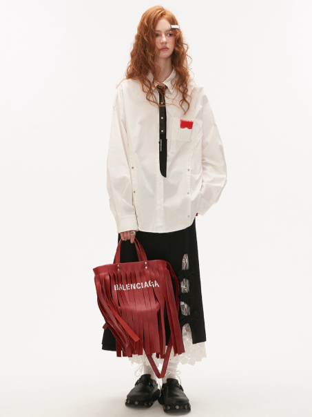 MAMC - Minimalist White Pocket Shirt