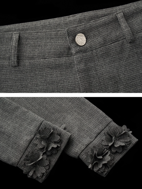 MAMC - Gray Tie-Waist Shorts