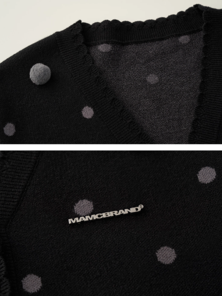 MAMC - Orbit Dot Knit Cardigan