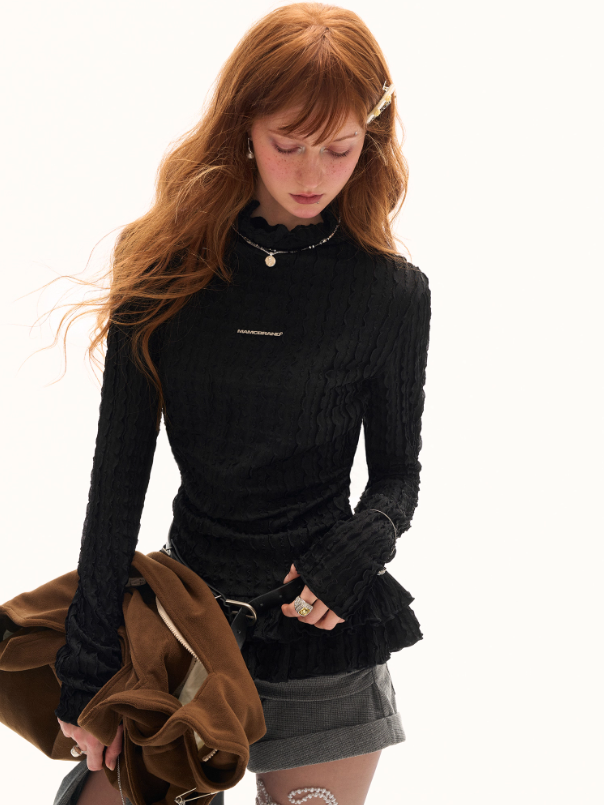 MAMC - Cosmic Ruffle Turtleneck