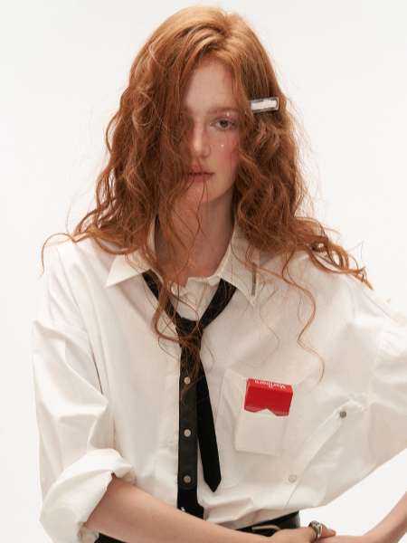 MAMC - Minimalist White Pocket Shirt