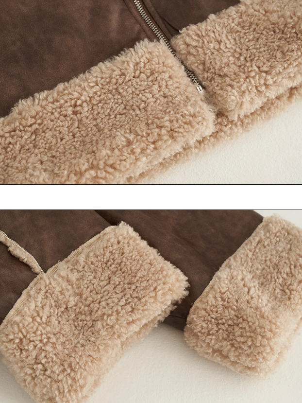 MAMC - Melade Faux Shearling Collar Jacket