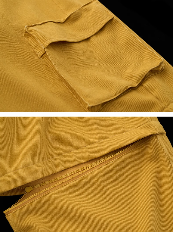MAMC - Convertible Washed Utility Pants – Detachable Two-Way Cargo Fit