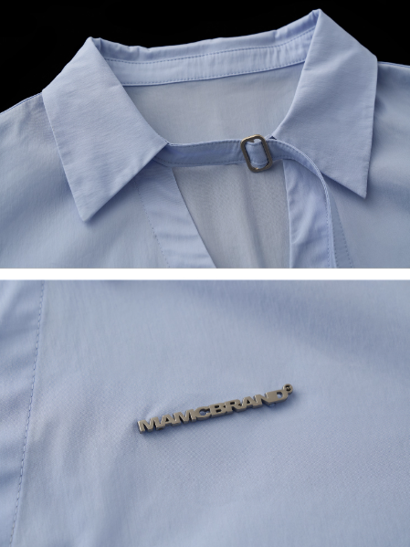 MAMC - “Sculpted Future” Pleated Waist Shirt