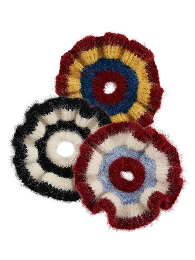 MAMC - Color-Block Braided Hair Tie