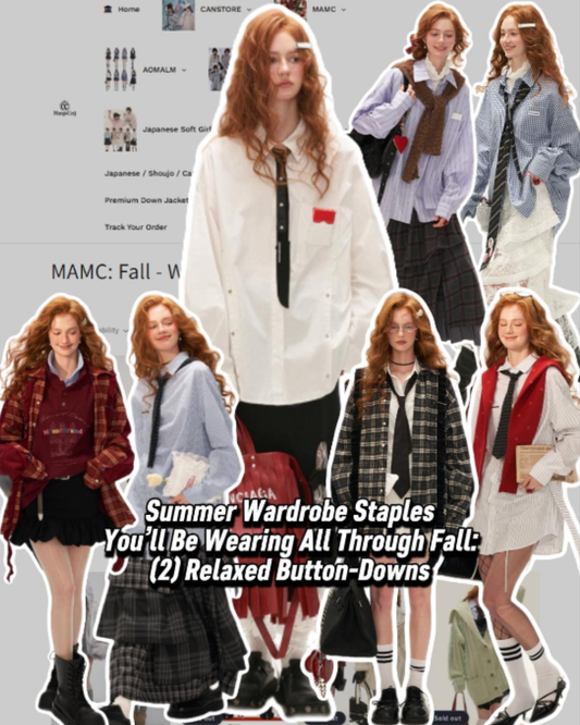 Summer Wardrobe Staples You’ll Be Wearing All Through Fall: (2) Relaxed Button-Downs with a Twist